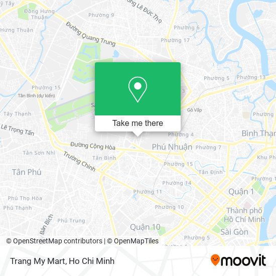 Trang My Mart map