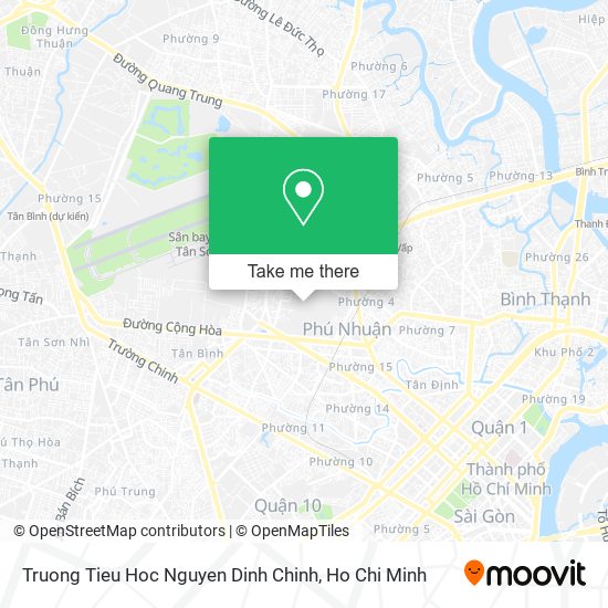 Truong Tieu Hoc Nguyen Dinh Chinh map