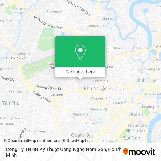 Công Ty TNHH Kỹ Thuật Công Nghệ Nam Sơn map