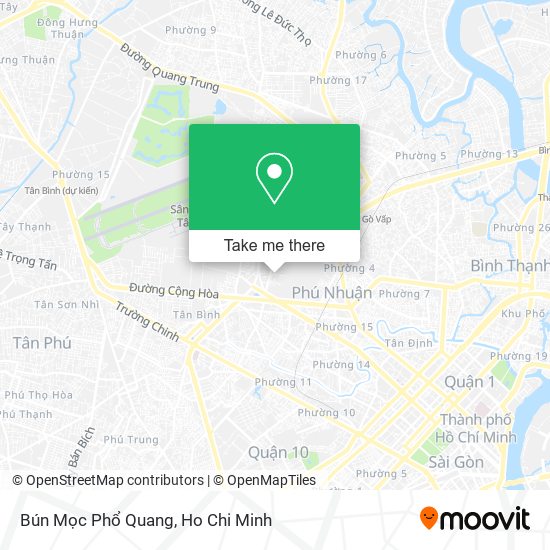 Bún Mọc Phổ Quang map