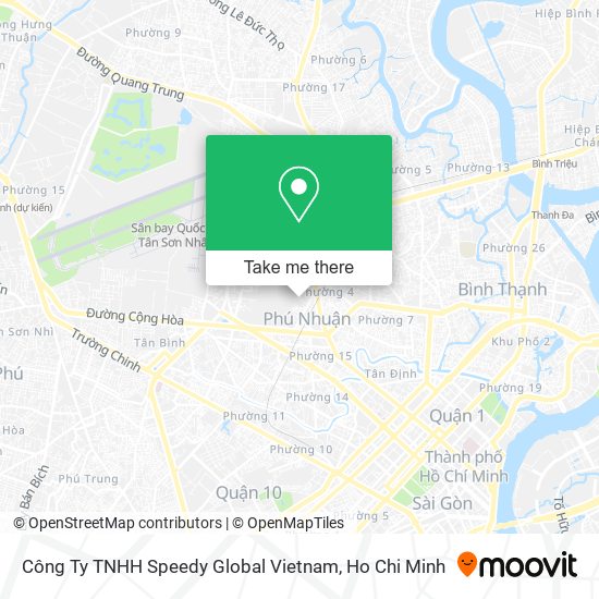 Công Ty TNHH Speedy Global Vietnam map