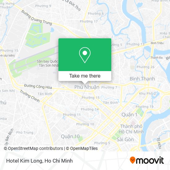 Hotel Kim Long map
