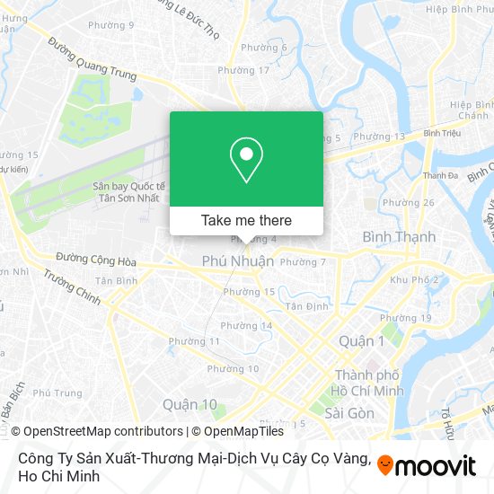 Công Ty Sản Xuất-Thương Mại-Dịch Vụ Cây Cọ Vàng map