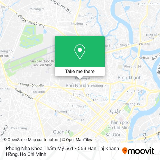 Phòng Nha Khoa Thẩm Mỹ 561 - 563 Hàn Thị Khánh Hồng map