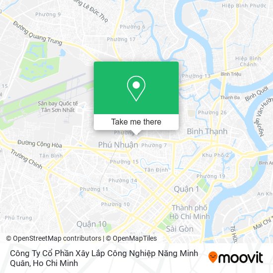 Công Ty Cổ Phần Xây Lắp Công Nghiệp Năng Minh Quân map