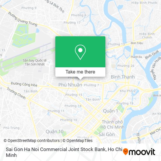 Sai Gon Ha Noi Commercial Joint Stock Bank map