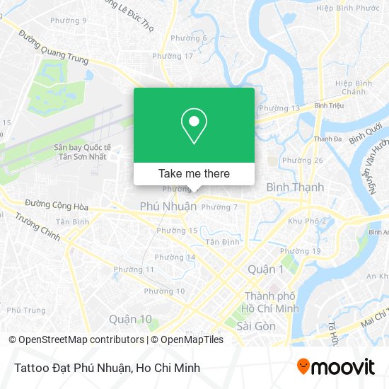Tattoo Đạt Phú Nhuận map