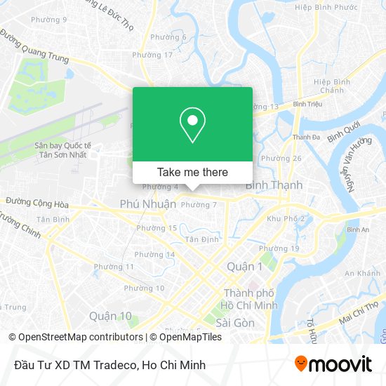 Đầu Tư XD TM Tradeco map