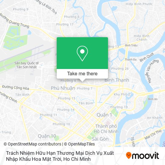 Trách Nhiệm Hữu Hạn Thương Mại Dịch Vụ Xuất Nhập Khẩu Hoa Mặt Trời map