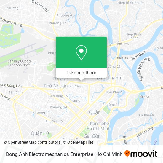 Dong Anh Electromechanics Enterprise map