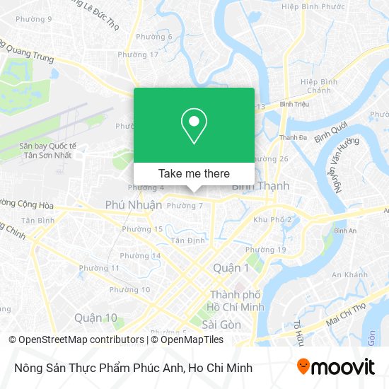 Nông Sản Thực Phẩm Phúc Anh map