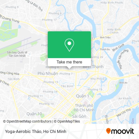 Yoga-Aerobic Thảo map