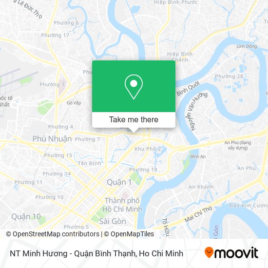 NT Minh Hương - Quận Bình Thạnh map