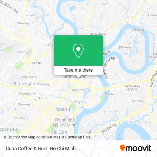 Cuba Coffee & Beer map