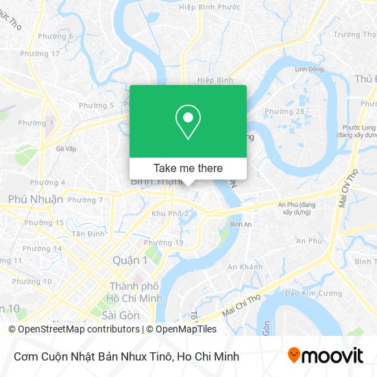 Cơm Cuộn Nhật Bản Nhux Tinô map