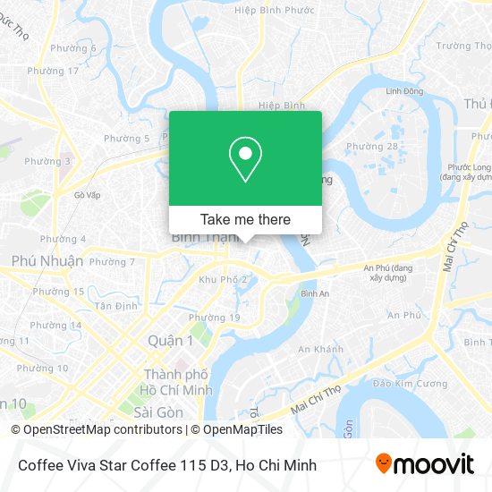 Coffee Viva Star Coffee 115 D3 map