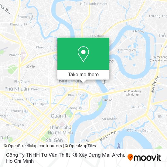 Công Ty TNHH Tư Vấn Thiết Kế Xây Dựng Mai-Archi map