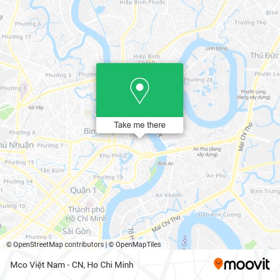Mco Việt Nam - CN map
