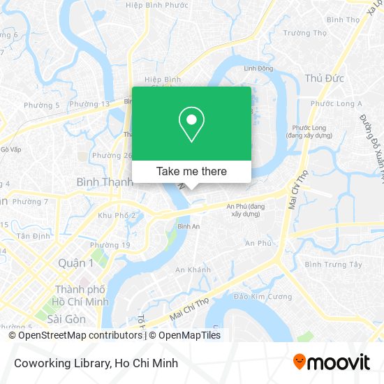 Coworking Library map