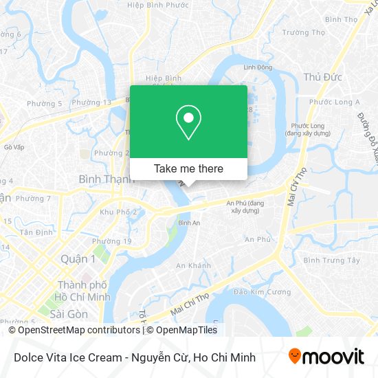 Dolce Vita Ice Cream - Nguyễn Cừ map