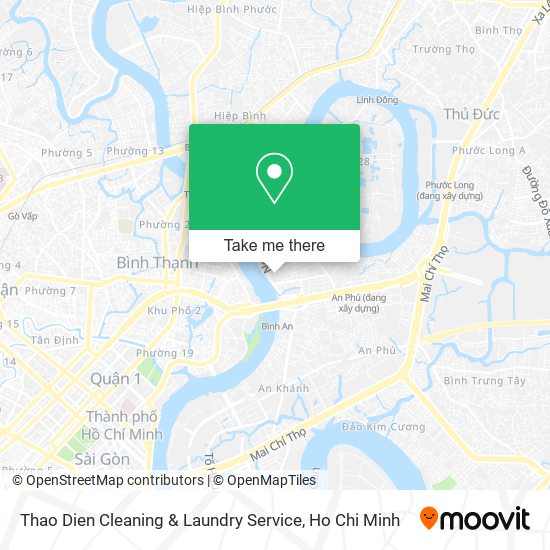 Thao Dien Cleaning & Laundry Service map