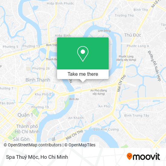 Spa Thuỷ Mộc map