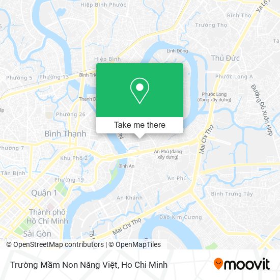 Trường Mầm Non Năng Việt map