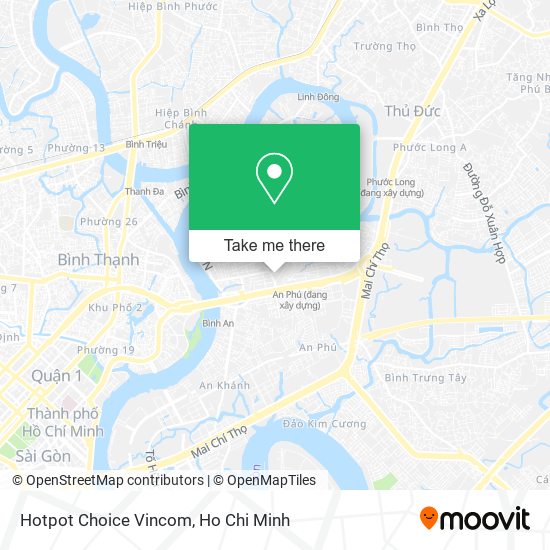Hotpot Choice Vincom map
