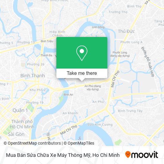 Mua Bán Sửa Chữa Xe Máy Thông Mỹ map