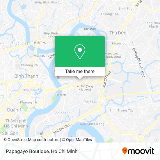 Papagayo Boutique map