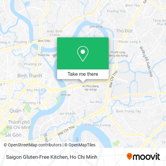 Saigon Gluten-Free Kitchen map
