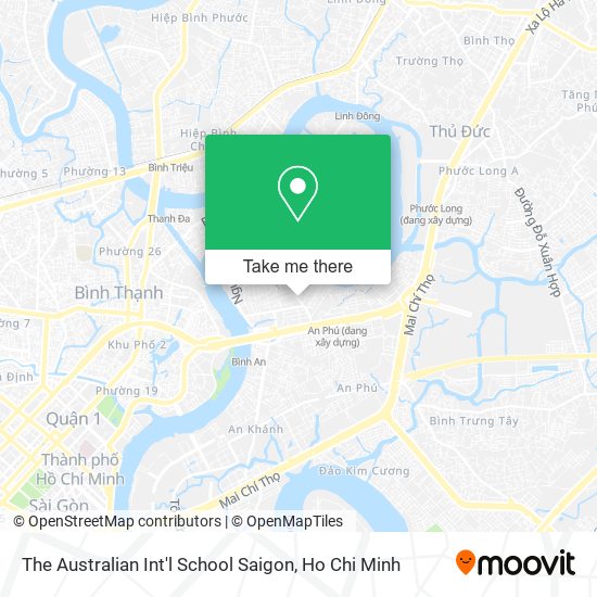 The Australian Int'l School Saigon map