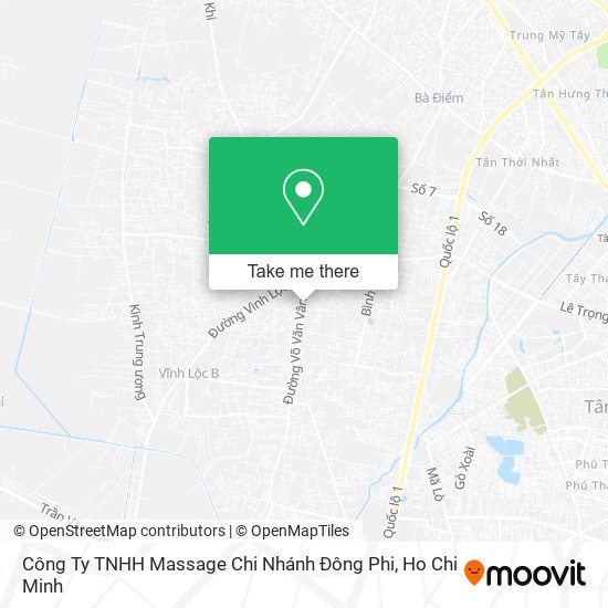 Công Ty TNHH Massage Chi Nhánh Đông Phi map
