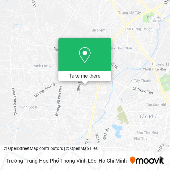 Trường Trung Học Phổ Thông Vĩnh Lộc map