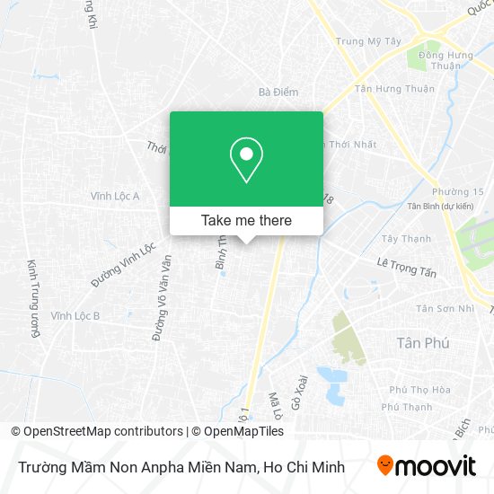 Trường Mầm Non Anpha Miền Nam map