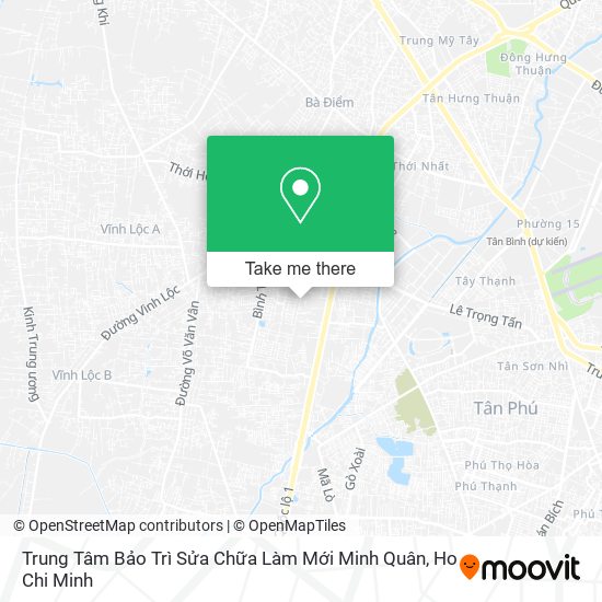 Trung Tâm Bảo Trì Sửa Chữa Làm Mới Minh Quân map