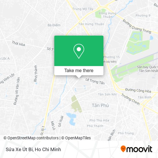 Sửa Xe Út Bi map