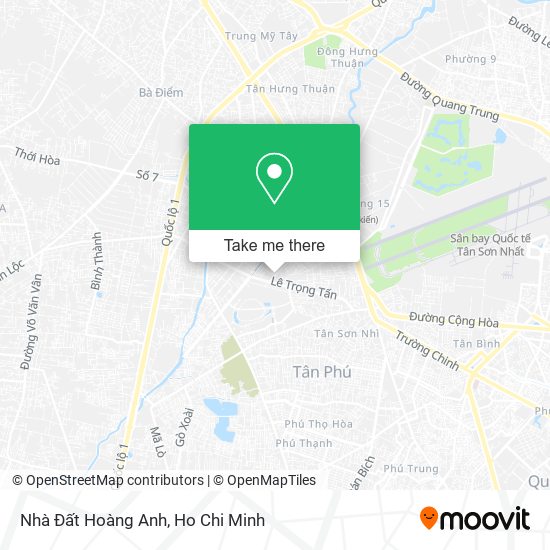 Nhà Đất Hoàng Anh map