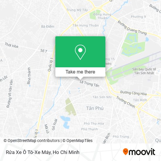 Rửa Xe Ô Tô-Xe Máy map