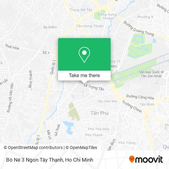 Bò Né 3 Ngon Tây Thạnh map