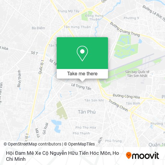 Hội Đam Mê Xe Cộ Nguyễn Hữu Tiến Hóc Môn map