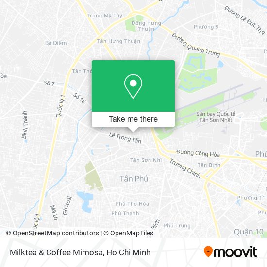 Milktea & Coffee Mimosa map