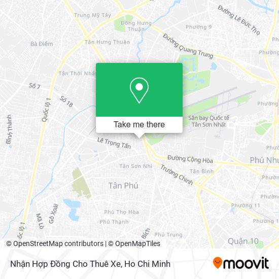 Nhận Hợp Đồng Cho Thuê Xe map