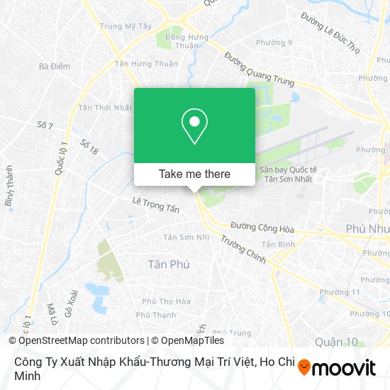 Công Ty Xuất Nhập Khẩu-Thương Mại Trí Việt map