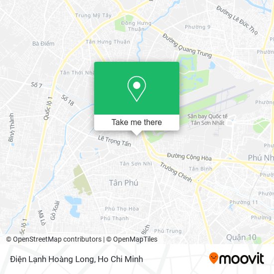 Điện Lạnh Hoàng Long map