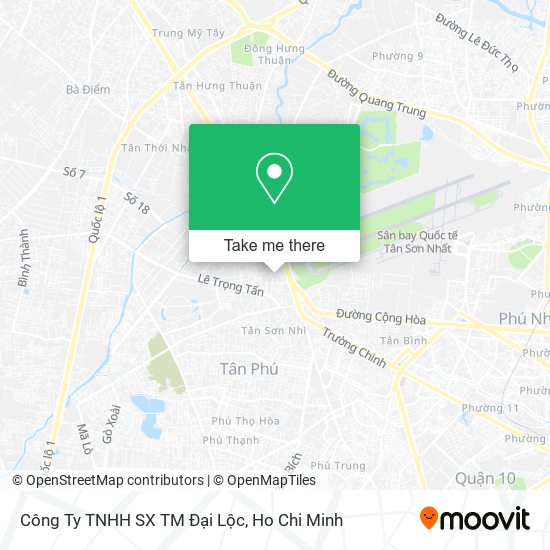 Công Ty TNHH SX TM Đại Lộc map