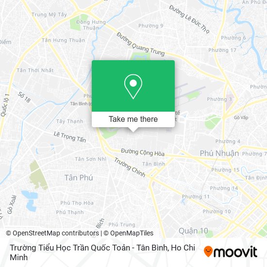 Trường Tiểu Học Trần Quốc Toản - Tân Bình map