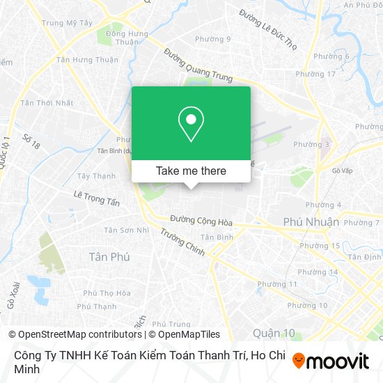 Công Ty TNHH Kế Toán Kiểm Toán Thanh Trí map