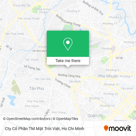 Cty Cổ Phần TM Mặt Trời Việt map