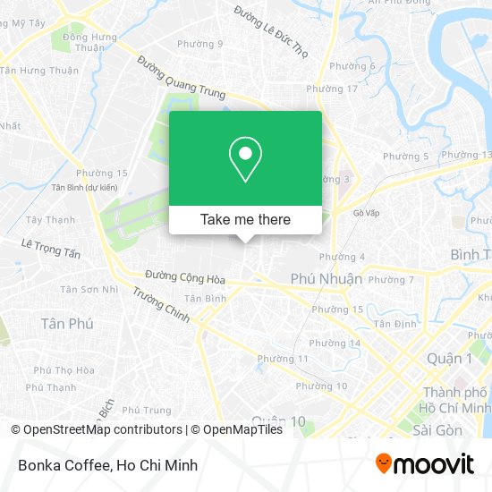 Bonka Coffee map